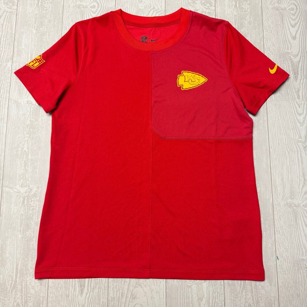 Nike Dri-FIT Kansas City Chiefs NFL Performance Shirt Men’s Medium Red